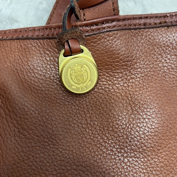 Leather Co. by Liz Claiborne‎ Brown Leather Tote - Picture 7 of 11